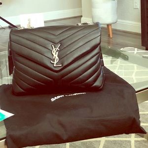 Loulou Medium YSL Matelasse Calfskin Flap-Top